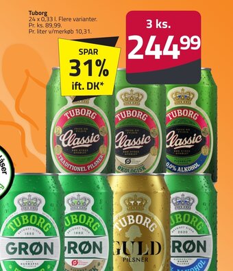 Fleggaard Tuborg erbjuda