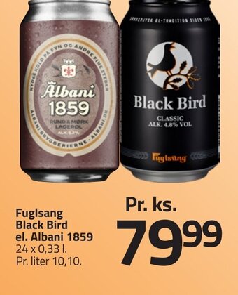 Fleggaard Fuglsang Black Bird el. Albani 1859 erbjuda