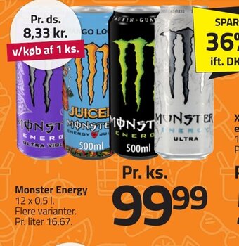 Fleggaard Monster Energy erbjuda