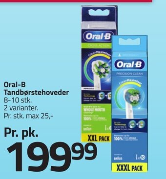Fleggaard Oral-B Tandbørstehoveder 8-10 stk. erbjuda