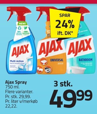 Fleggaard Ajax Spray 750 ml. erbjuda