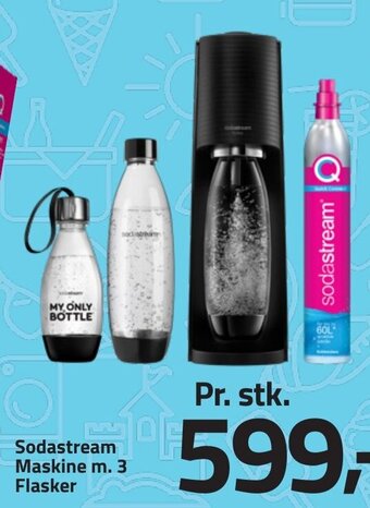 Fleggaard Sodastream Maskine m. 3 Flasker erbjuda