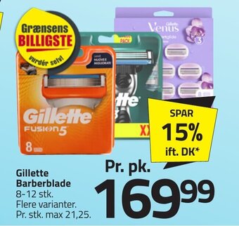 Fleggaard Gillette Barberblade erbjuda