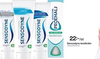 ICA Kvantum Sensodyne tandkräm erbjuda