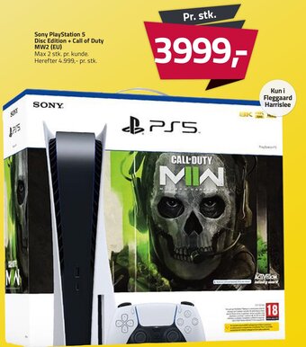 Fleggaard Sony PlayStation 5 Disc Edition + Call of Duty MW2 (EU) erbjuda