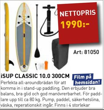 Isup classic 10,0 300cm