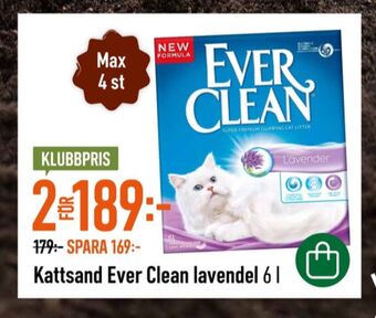 Granngården Ever clean kattsand erbjuda