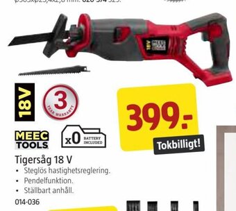 Jula Tigersåg 18 V erbjuda