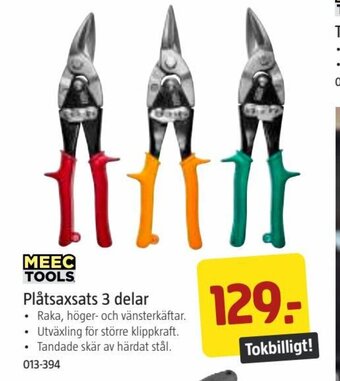 Jula Plåtsaxsats 3 delar erbjuda