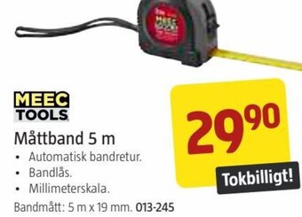 Jula Måttband 5 m erbjuda