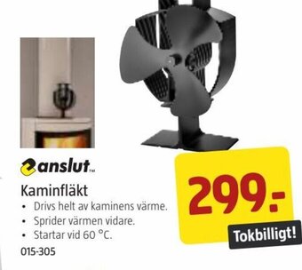 Jula Kaminfläkt erbjuda