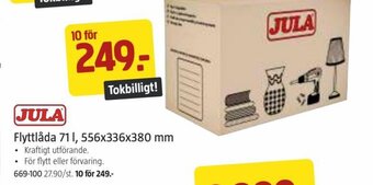 Flyttlåda 71L, 556x336x380 mm