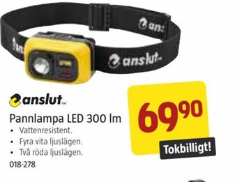 Jula Pannlampa LED 300 Im erbjuda