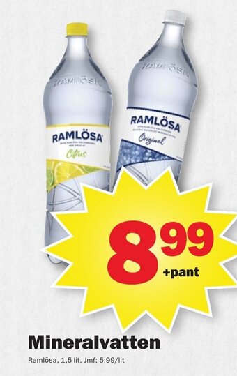 Pekås Mineralvatten erbjuda