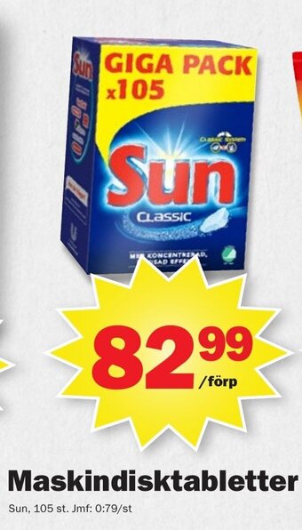 Pekås Maskindisktabletter erbjuda