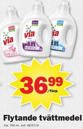 Flytande tvättmedel