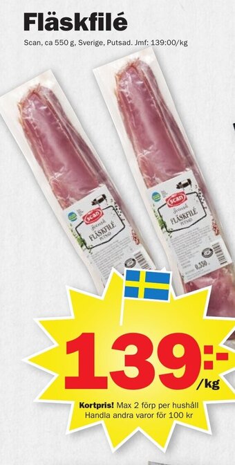 Pekås Fläskfilé erbjuda