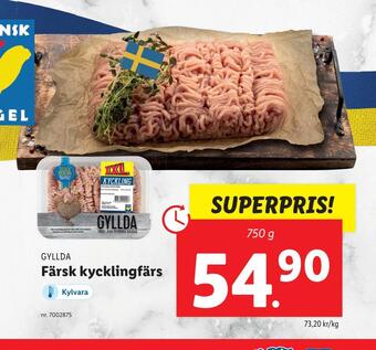 Lidl Färsk kycklingfärs erbjuda