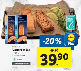 Varmrökt lax