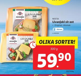 Lidl Livanjski sir ost erbjuda