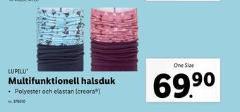 Lidl Multifunktionell halsduk erbjuda