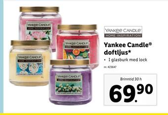 Lidl Yankee candle® doftljus erbjuda