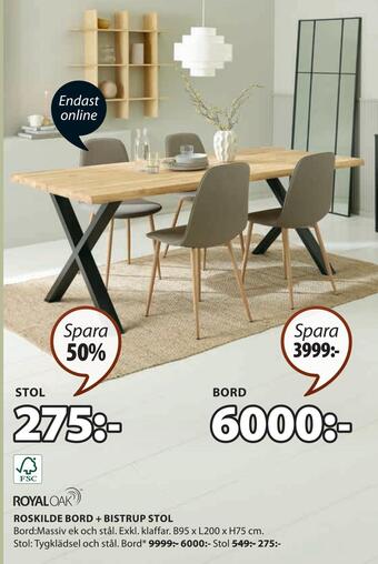 JYSK Roskilde bord erbjuda