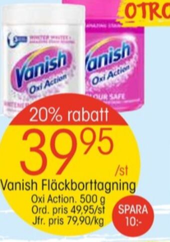 EKO Vanish fläckborttagning erbjuda