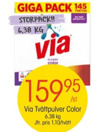 EKO Via tvättmedel pulver erbjuda