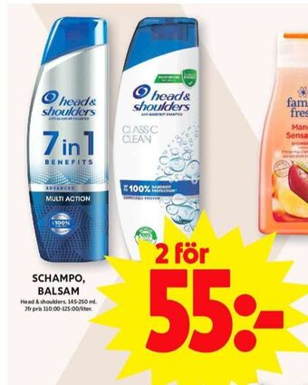 ICA Maxi Head&shoulders shampoo erbjuda