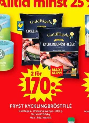 Guldfågeln kycklingbröstfilé