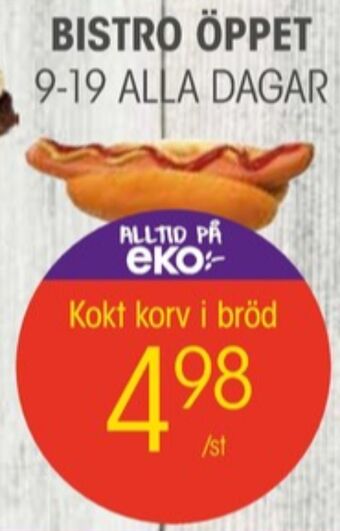 EKO Eko restaurang erbjuda