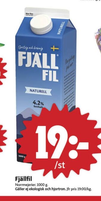 ICA Nära Fjällfil filmjölk erbjuda