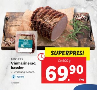 Lidl Butchers kassler erbjuda