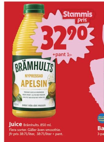 ICA Nära Brämhults juice erbjuda