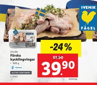 Lidl Gyllda kycklingvingar erbjuda