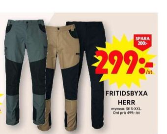 ICA Maxi Mywear fritidsbyxor erbjuda
