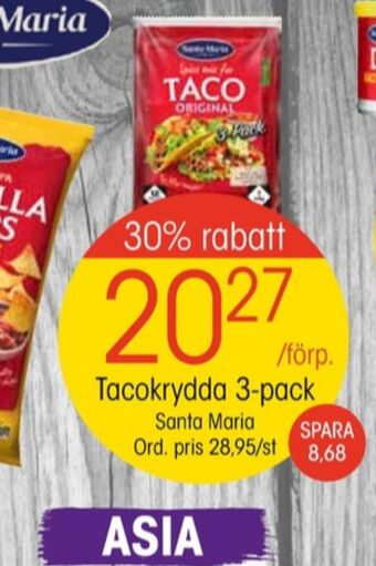 EKO Santa maria kryddmix erbjuda