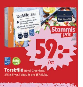 Royal greenland torskfilé