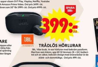 ICA Maxi Jbl headset erbjuda