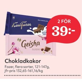 Karl fazer chokladkaka milk chocolate
