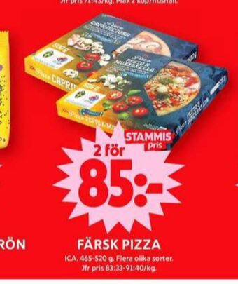 ICA Maxi Ica pizza erbjuda
