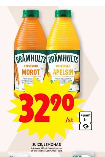 ICA Maxi Brämhults juice erbjuda