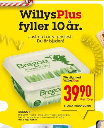 Willys Hemma Normalsaltat smörvariant erbjuda