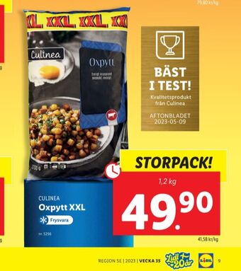 Lidl Culinea färdigrätter erbjuda