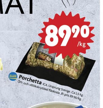 ICA Nära Ica porchetta erbjuda