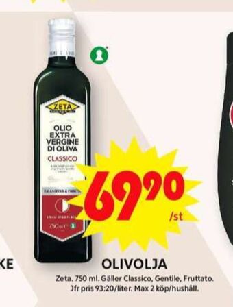 Zeta olivolja