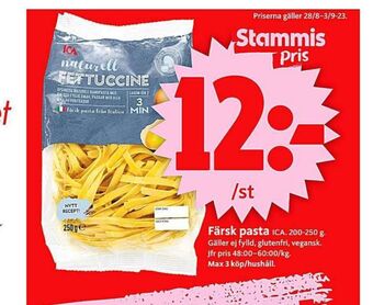 ICA Supermarket Ica pasta erbjuda
