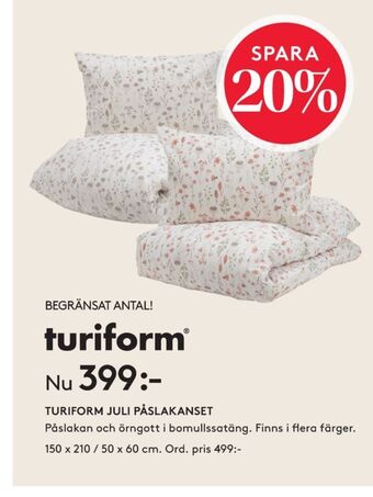 Seng Turiform bäddset erbjuda