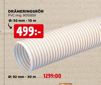 Jem&Fix Dräneringsrör erbjuda